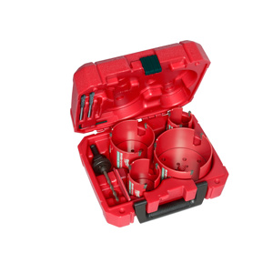Milwaukee Hole Saw Sets 8 Piece 2-1/8 in - 4-5/8 in Carbide