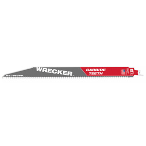Milwaukee SAWZALL® Reciprocating Saw Blades 1 Piece 6 TPI 12 in Multi-material Demo, Fang Tip