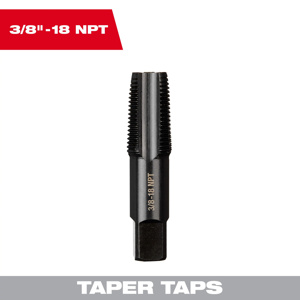 Milwaukee Straight Flute Taper Taps