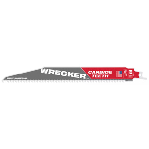 Milwaukee SAWZALL® Reciprocating Saw Blades 1 Piece 6 TPI 9 in Multi-material Demo, Fang Tip