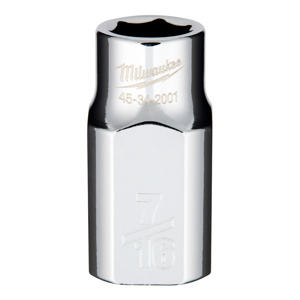 Milwaukee SAE Sockets 1/2 in Standard 6 Point 7/16 in
