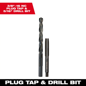 Milwaukee Straight Flute Taper Taps