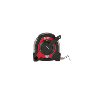 Milwaukee Closed Reel Tape Measures 100 ft SAE Manual Rewind Non-locking