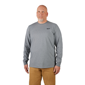 Milwaukee FREEFLEX™ Hybrid Shirts Small Gray Mens