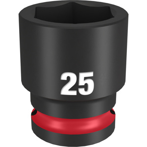 Milwaukee SHOCKWAVE Impact Duty™ Metric Sockets 1/2 in Shallow 6 Point 25 mm