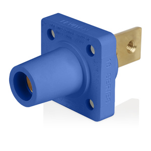 Leviton 16R Series Single Pole Receptacles Blue