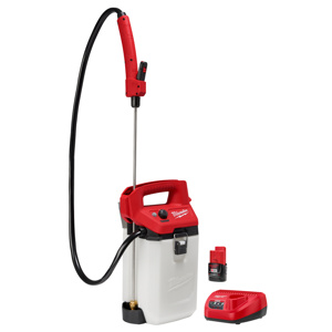 Milwaukee M12™ Handheld Sprayer Kits Cordless High Density Polyethylene Red<multisep/>Black Tank