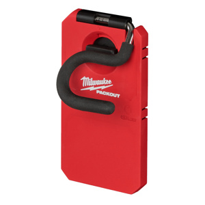 Milwaukee PACKOUT™ Tool Storage Hooks 4 in Polypropylene Red<multisep/>Black