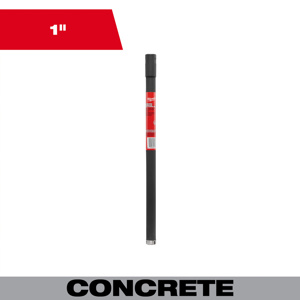Milwaukee Premium Wet Core Bits 1 x 15 in Diamond Coated 5/8 in