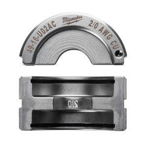 Milwaukee M18™ FORCE LOGIC™ Crimping Tool Dies U Dies 2/0 AWG 6 Ton Stainless Steel