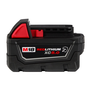 Milwaukee M18™ REDLITHIUM™ XC Resistant Batteries M18™ Lithium-ion (Li-ion) Batteries 5 Ah