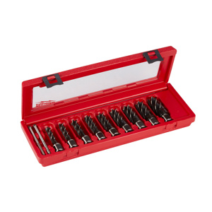 Milwaukee Annular Cutter Sets 9 Piece High Speed Steel