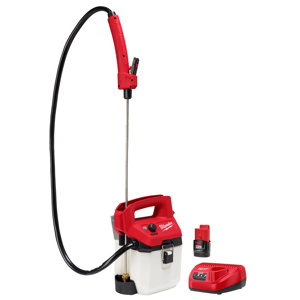 Milwaukee M12™ Handheld Sprayer Kits Cordless High Density Polyethylene Red<multisep/>Black Tank