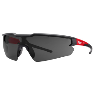 Milwaukee Safety Glasses Anti-fog, Anti-scratch Gray Black/Red