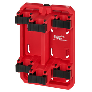 Milwaukee PACKOUT™ QUIK-LOK™ Tool Racks Polypropylene Red<multisep/>Black 7 x 9.5 x 14 in