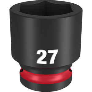 Milwaukee SHOCKWAVE Impact Duty™ Metric Sockets 1/2 in Shallow 6 Point 27 mm