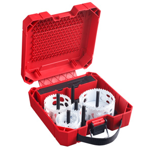Milwaukee Hole Saw Sets 9 Piece 1-3/8 in - 4-1/4 in Carbide Tipped