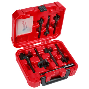 Milwaukee Self-feed Drill Bit Kits 7 Piece High Speed Steel 1 in - 2-9/16 in