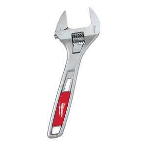 Milwaukee Adjustable Wrenches 11.41 in Chrome plated Red<multisep/>Silver