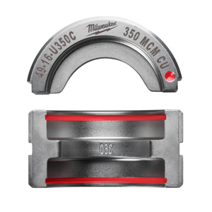 Milwaukee M18™ FORCE LOGIC™ Crimping Tool Dies U Dies 350 kcmil 6 Ton Stainless Steel