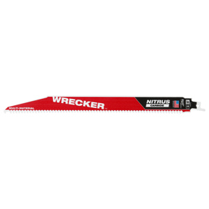 Milwaukee SAWZALL® Reciprocating Saw Blades 1 Piece 6 TPI 12 in Multi-material Demo, Fang Tip