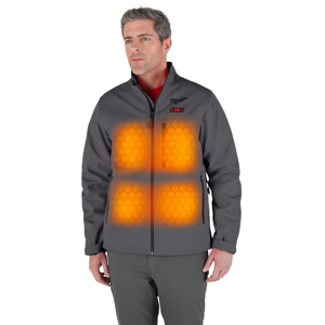 Milwaukee M12™ TOUGHSHELL™ Heated Jacket Kits XL Gray