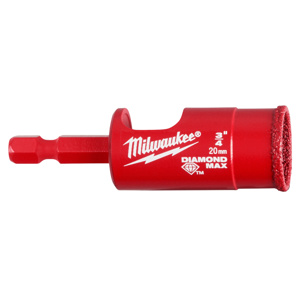 Milwaukee One-piece Hole Saws 3/4 in Diamond Coated