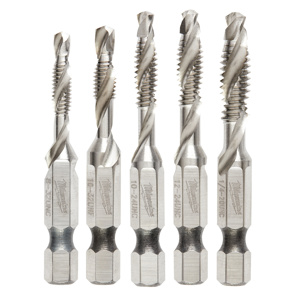 Milwaukee Impact Drill and Tap Sets 5 Piece SAE