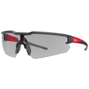 Milwaukee Safety Glasses Anti-fog, Anti-scratch Gray Black/Red