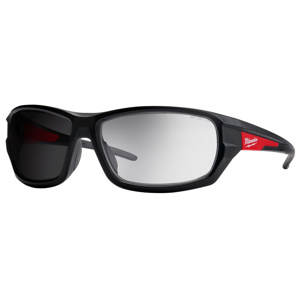 Milwaukee Safety Glasses Anti-fog, Anti-scratch Gray Black/Red