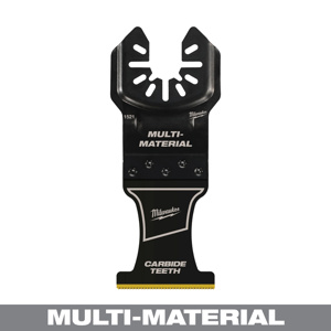 Milwaukee Oscillating Multi-tool Blades 1 Piece 1-3/8 Cut Width x  1-1/2 in Plunge Depth Metal, Wood