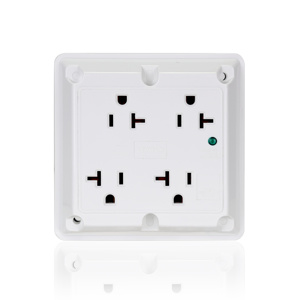 Leviton Surge Protection Quadruplex Receptacles 20 A Commercial Specification Grade White