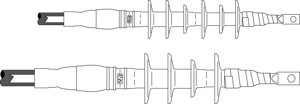 3M 76 Series Cold Shrink Termination Kits 12.25 in