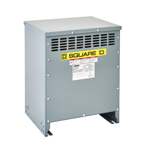 Square D Ventilated Three Phase Dry-type Transformers 480 Delta VAC - 208Y/120 VAC 15 kVA N1 Enclosure (2) 2.5% FCAN, (4) 2.5% BNFC