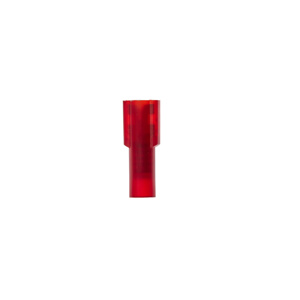 3M Male Insulated Disconnects 22 - 18 AWG Butted Barrel Red Nylon