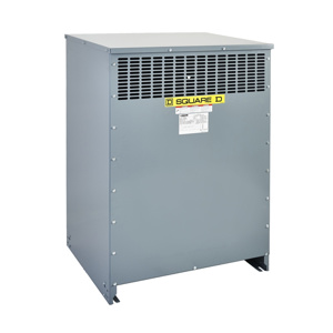 Square D Ventilated Three Phase Dry-type Transformers 480 Delta VAC - 208Y/120 VAC 112.5 kVA N1 Enclosure (2) 2.5% FCAN, (4) 2.5% BNFC