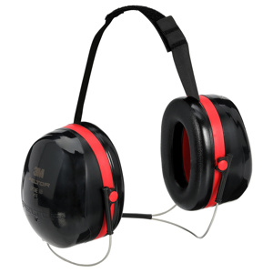 3M Peltor™ Optime™ Behind-the-Head Earmuffs 29 dB NRR One Size Fits Most ABS Black