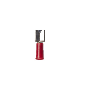 3M Female Insulated Disconnects 22 - 18 AWG Interlocking Barrel Red Vinyl