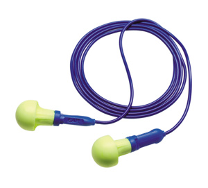 3M E-A-R™ Push-Ins™ Earplugs Corded 28 db NRR Foam, Thermoplastic