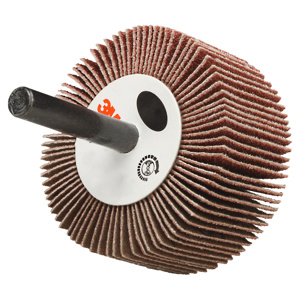 3M Flap Wheels Brown 2 in 80 Aluminum Oxide 244D Center Hole 1/4 in