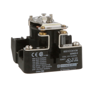 8501CO6V36 RLY 30A SPST 12VAC C