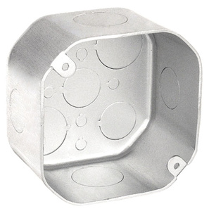 Southwire 4 in Octagon 8B Boxes 2-1/8 in Stainless Steel Screws