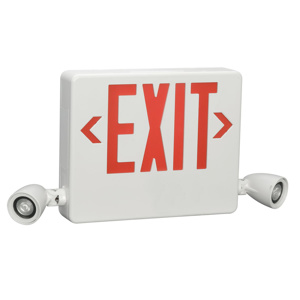 Dual-Lite Combination Emergency/Exit Lights LED