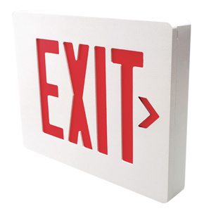 Dual-Lite Illuminated Emergency Exit Signs LED Single Face