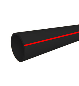 Atkore ACS/Uni-Fab High Density Polyethylene Smoothwall Conduit 2 in SDR 15.5 Black/Red