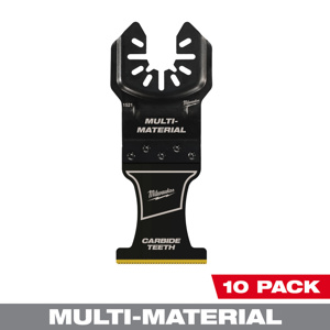 Milwaukee Oscillating Multi-tool Blades 10 Piece 1-3/8 Cut Width x 1-1/2 in Plunge Depth