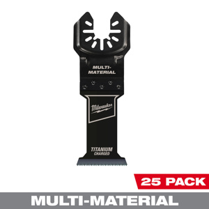 Milwaukee Oscillating Multi-tool Blades 25 Piece 3/8 Cut Width x 1-5/8 in Plunge Depth