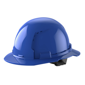Milwaukee BOLT™ Full Brim Vented Hard Hats 4 Point Ratchet Blue