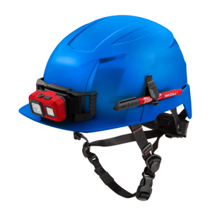 Milwaukee BOLT™ Front Brim Unvented Safety Helmets Blue