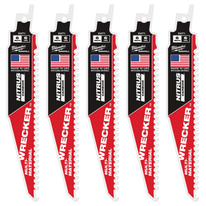Milwaukee SAWZALL® Reciprocating Saw Blades 6 TPI 6 in Fang Tip